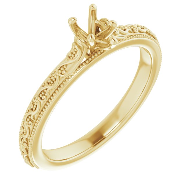 Solitaire Sculptural Engagement Ring
