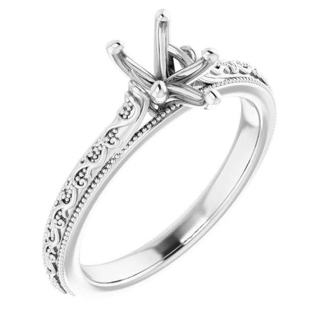 Solitaire Sculptural Engagement Ring