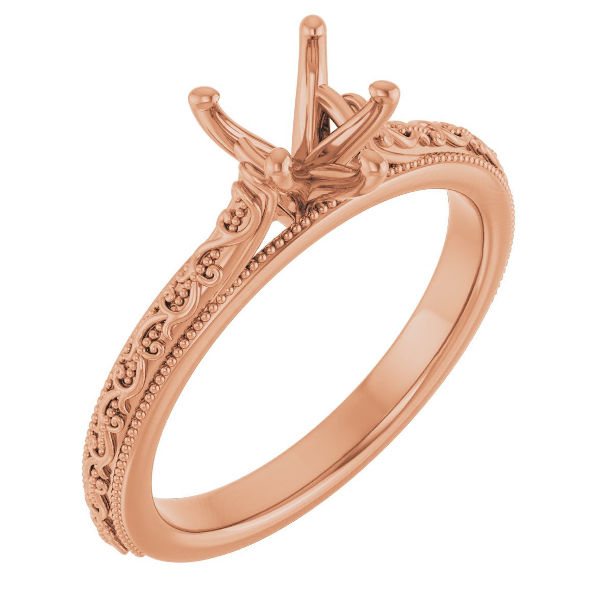 Solitaire Sculptural Engagement Ring