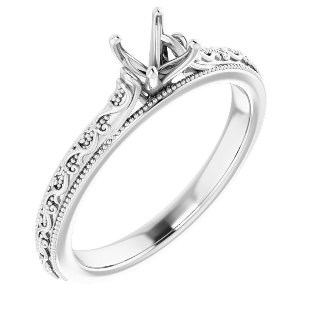 Solitaire Sculptural Engagement Ring