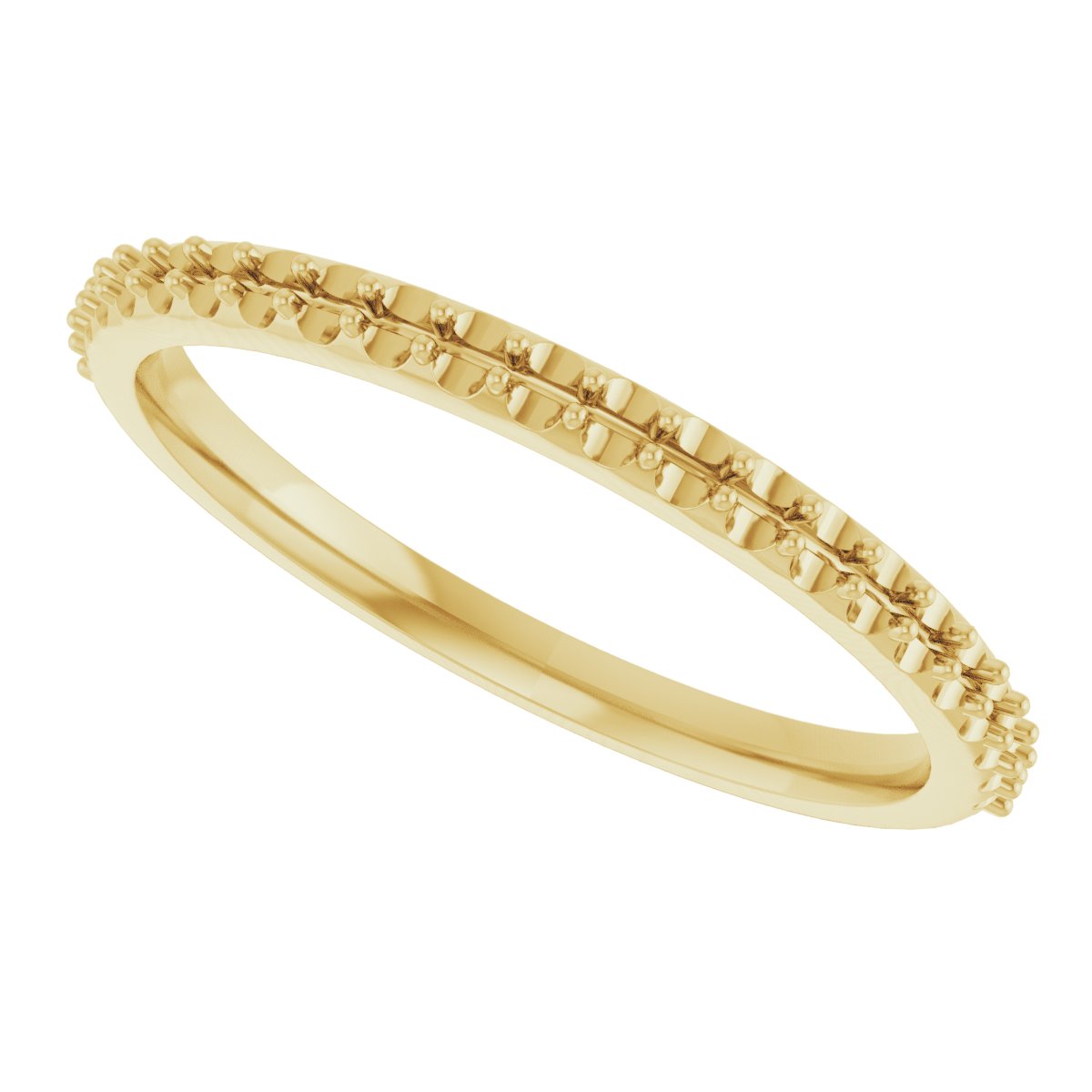 14K Yellow 1/5 CTW Diamond Anniversary Band