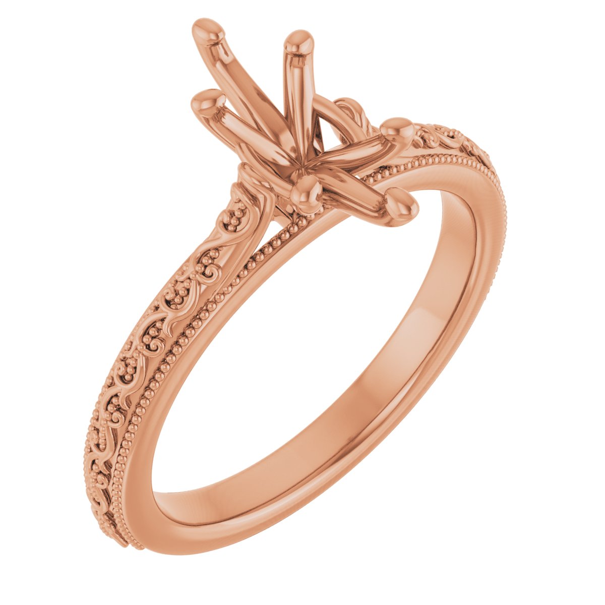 Solitaire Sculptural Engagement Ring