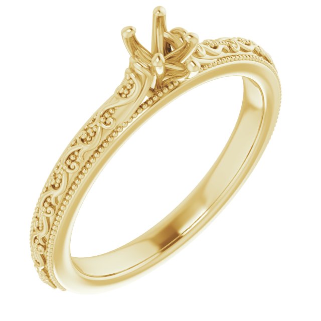 Solitaire Sculptural Engagement Ring