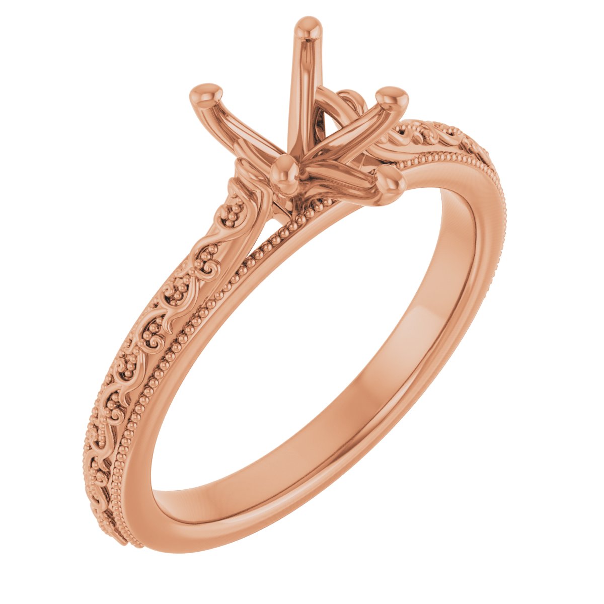 Solitaire Sculptural Engagement Ring