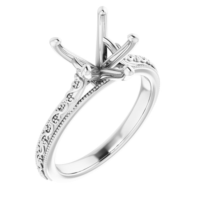 Solitaire Sculptural Engagement Ring