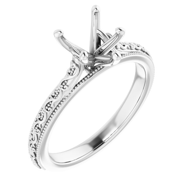 Solitaire Sculptural Engagement Ring
