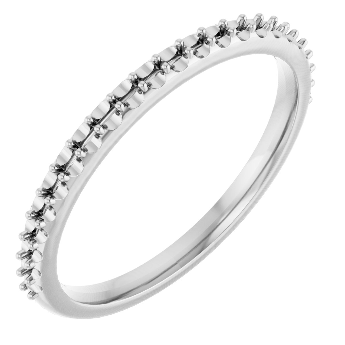 14K White 1/4 CTW Diamond Anniversary Band