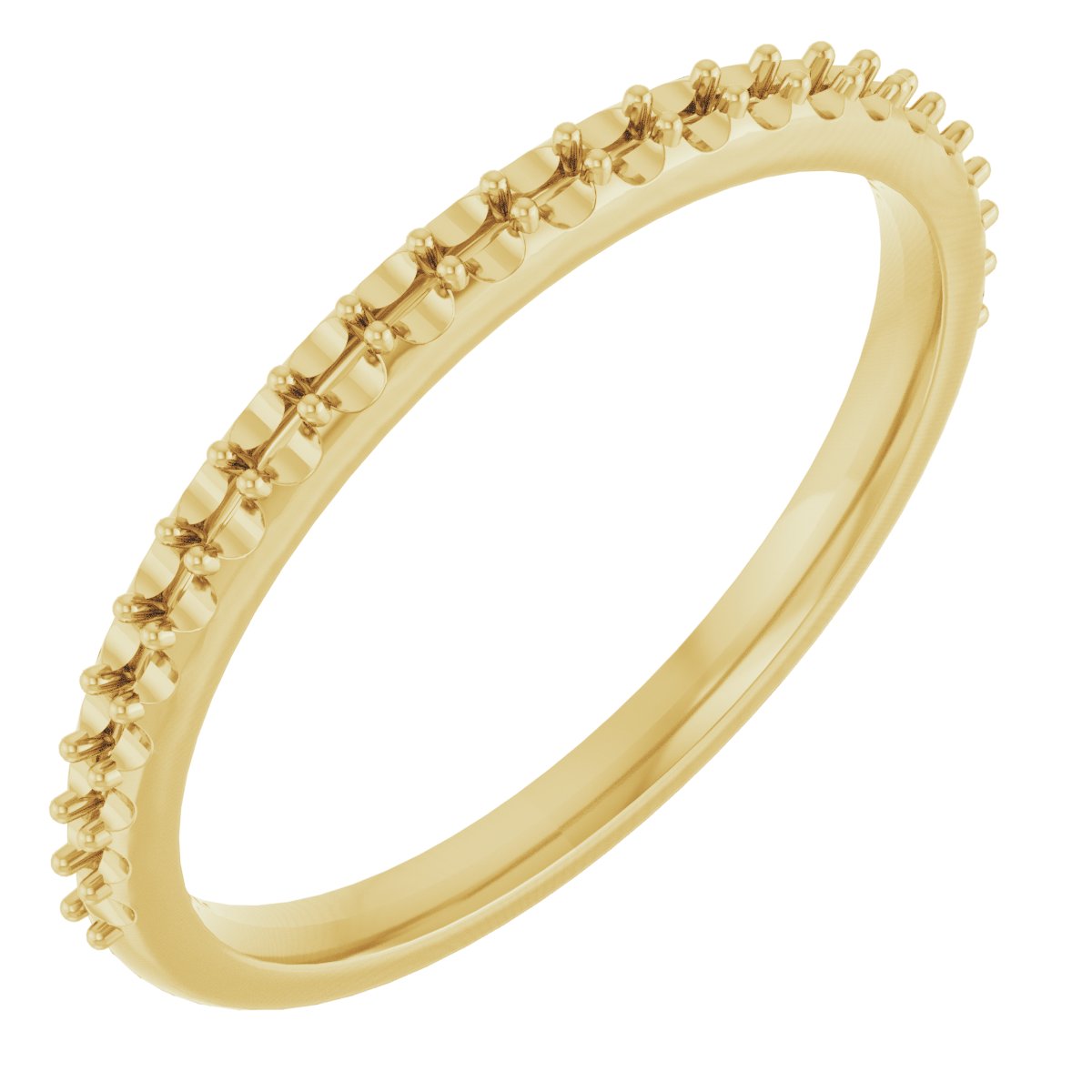 14K Yellow 1/4 CTW Natural Diamond Anniversary Band