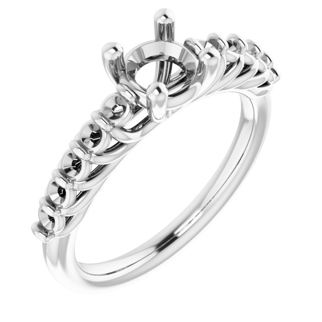 Accented Engagement Ring