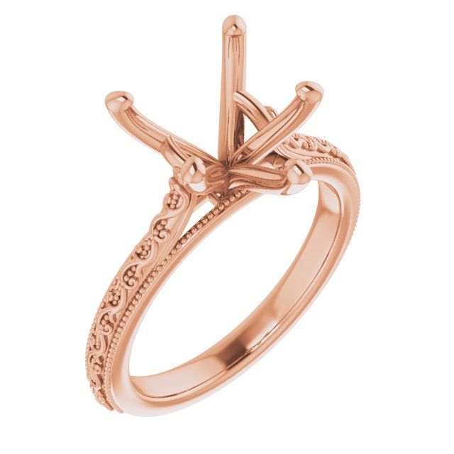 Solitaire Sculptural Engagement Ring