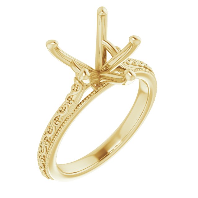 Solitaire Sculptural Engagement Ring