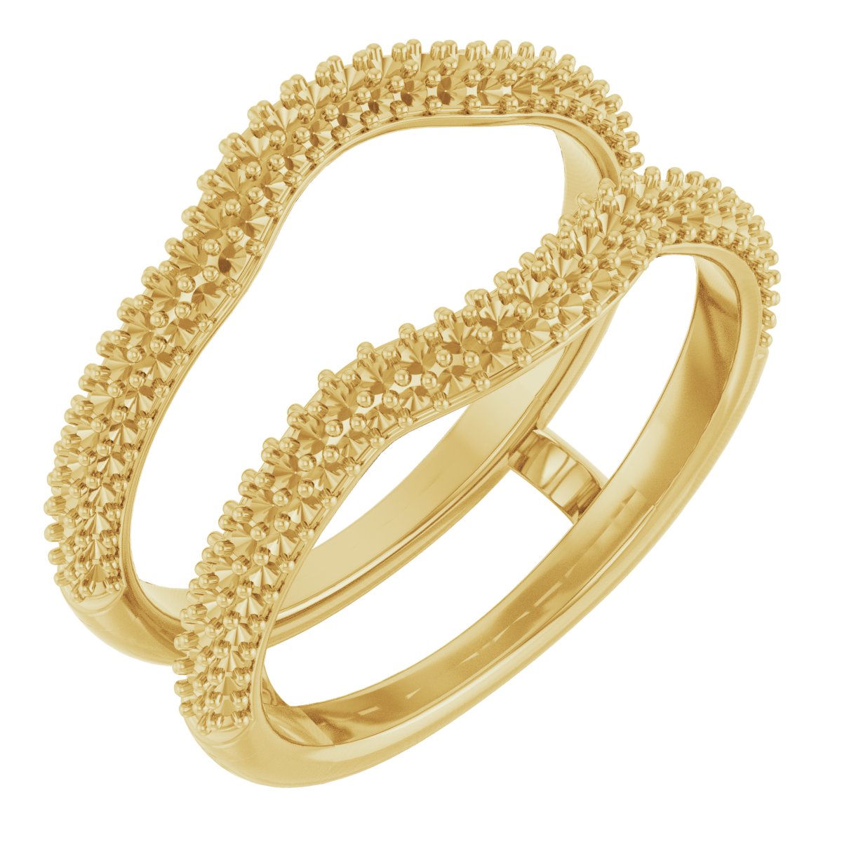 14K Yellow .50 CTW Diamond Ring Guard Ref 12834001