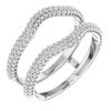 Platinum .50 CTW Diamond Ring Guard Ref 12834003