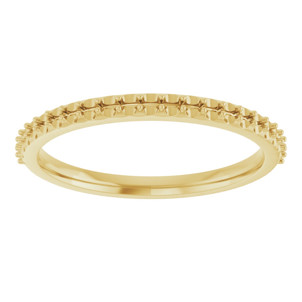 14K Yellow 1/5 CTW Diamond Anniversary Band