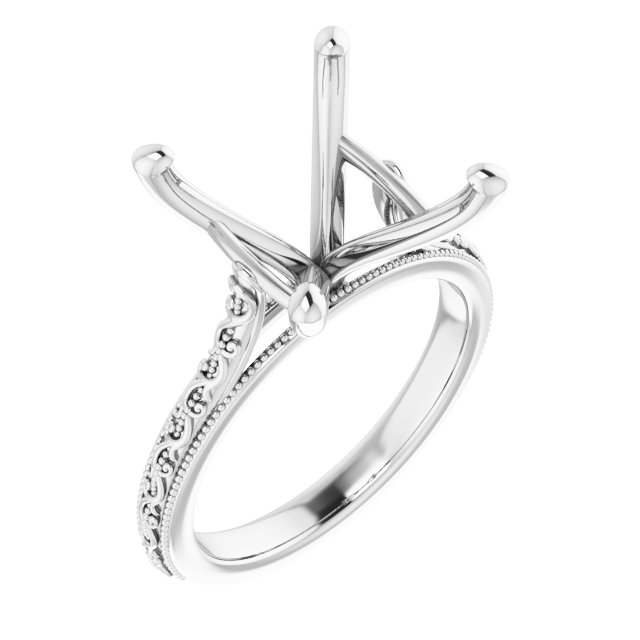 Solitaire Sculptural Engagement Ring