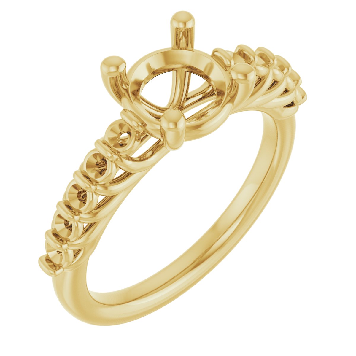 Accented Engagement Ring