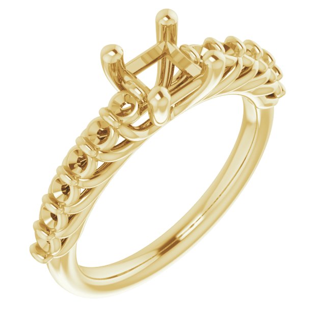 Accented Engagement Ring