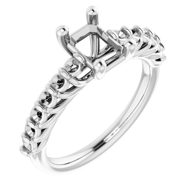 Accented Engagement Ring