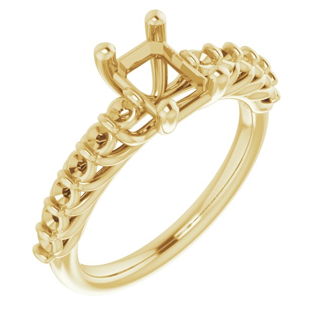 Accented Engagement Ring