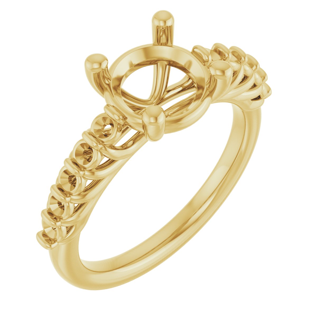 Accented Engagement Ring