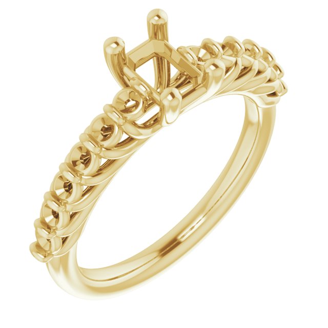 Accented Engagement Ring