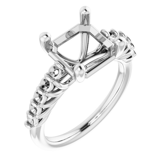 Accented Engagement Ring
