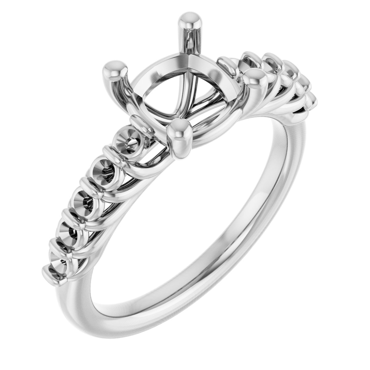 Accented Engagement Ring