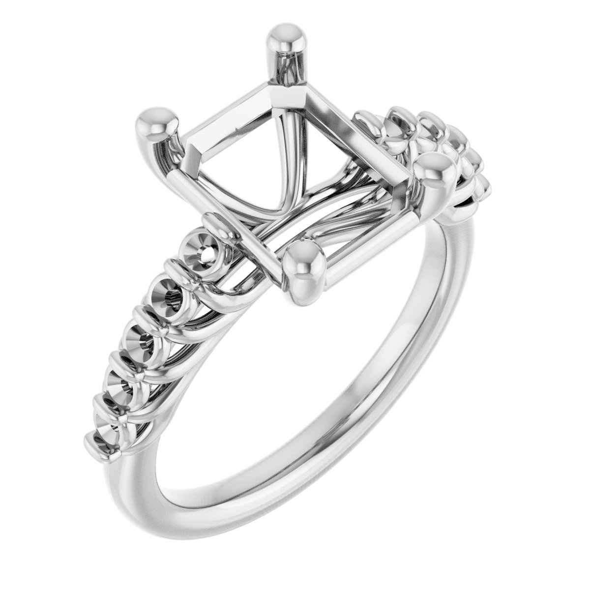 Accented Engagement Ring
