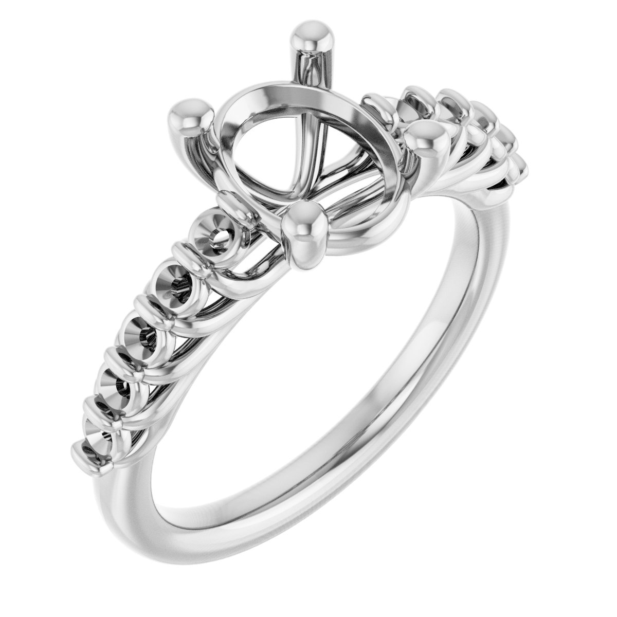 Accented Engagement Ring