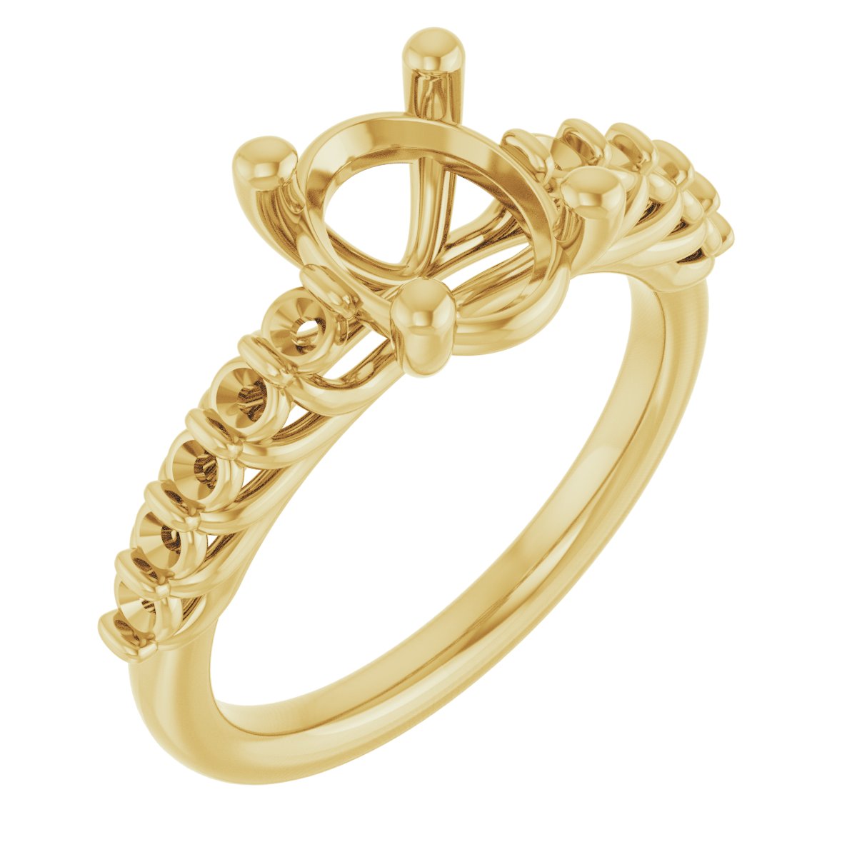 Accented Engagement Ring