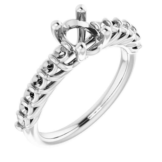 Accented Engagement Ring
