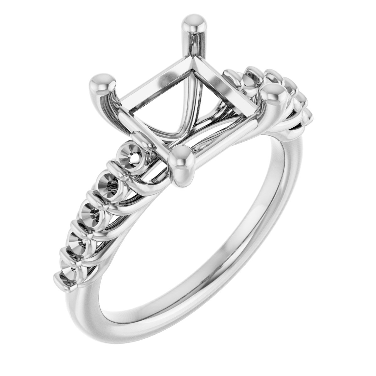Accented Engagement Ring
