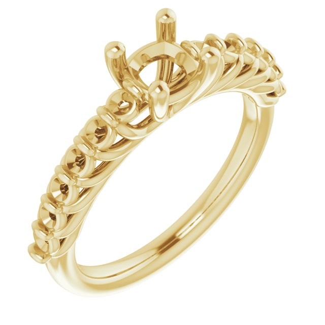 Accented Engagement Ring