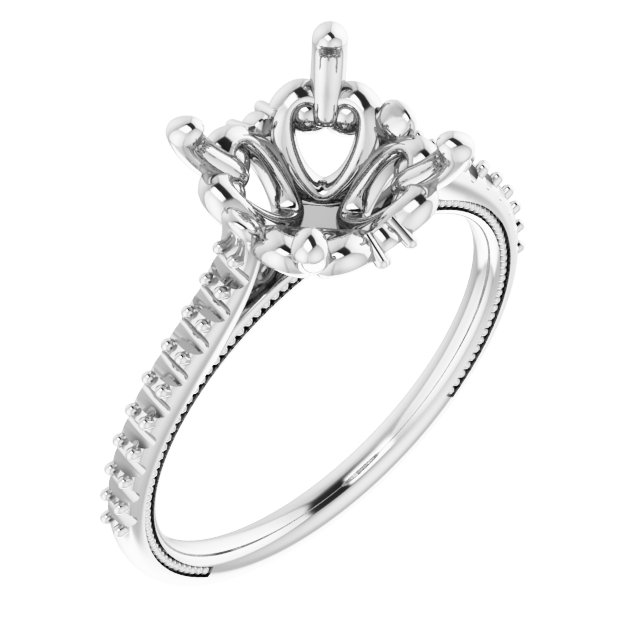 Accented Engagement Ring