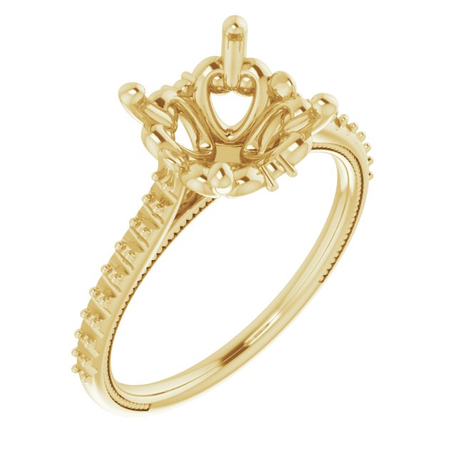 Accented Engagement Ring