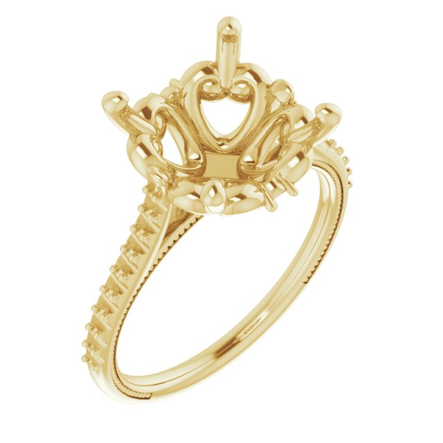 Accented Engagement Ring