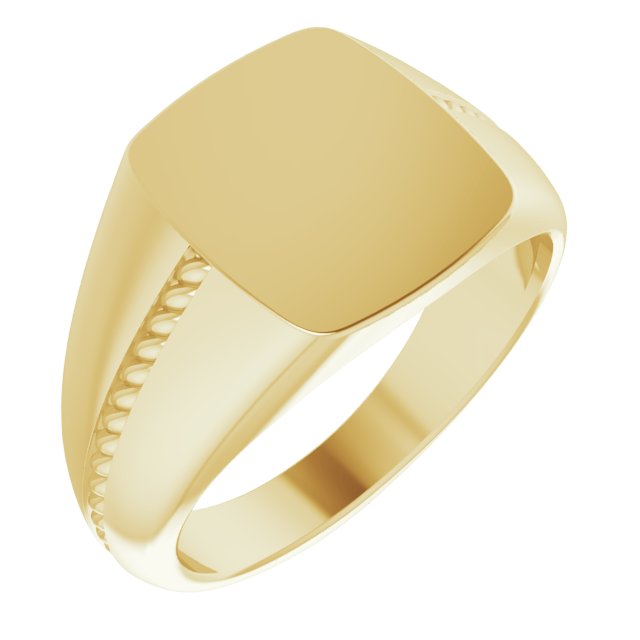 Rectangle Signet Ring