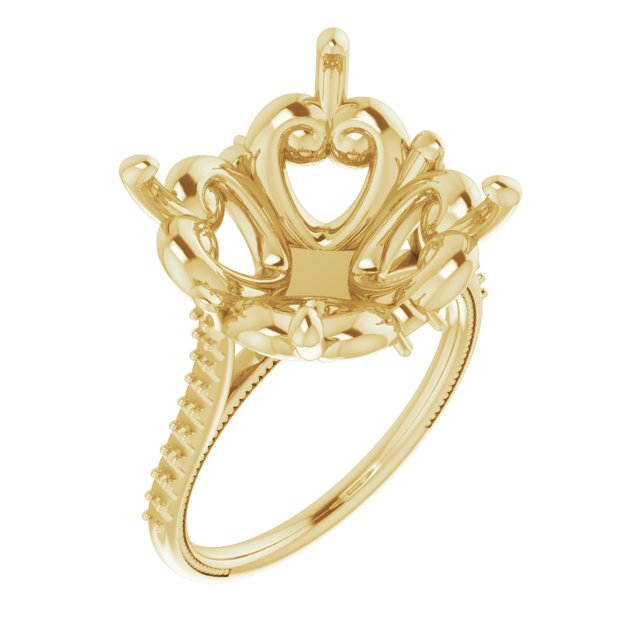 Accented Engagement Ring