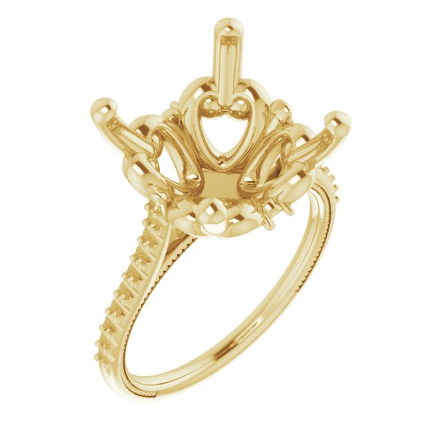 Accented Engagement Ring