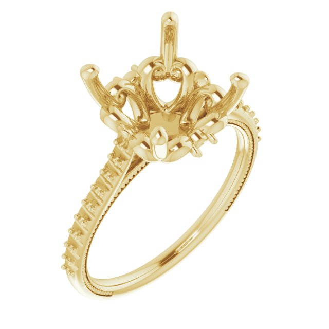 Accented Engagement Ring