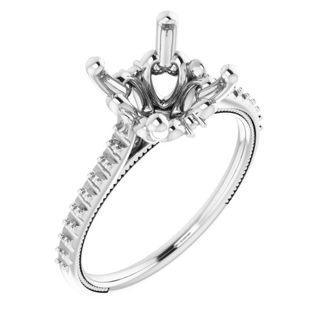 Accented Engagement Ring