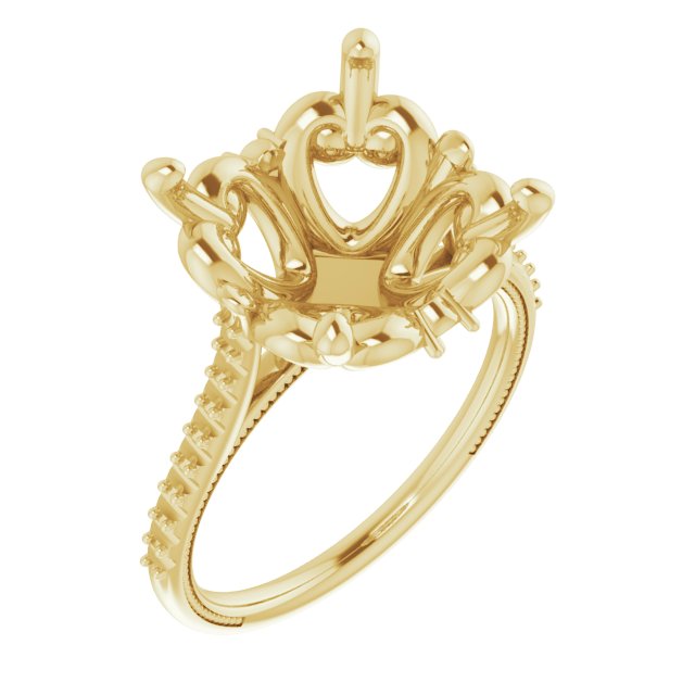 Accented Engagement Ring