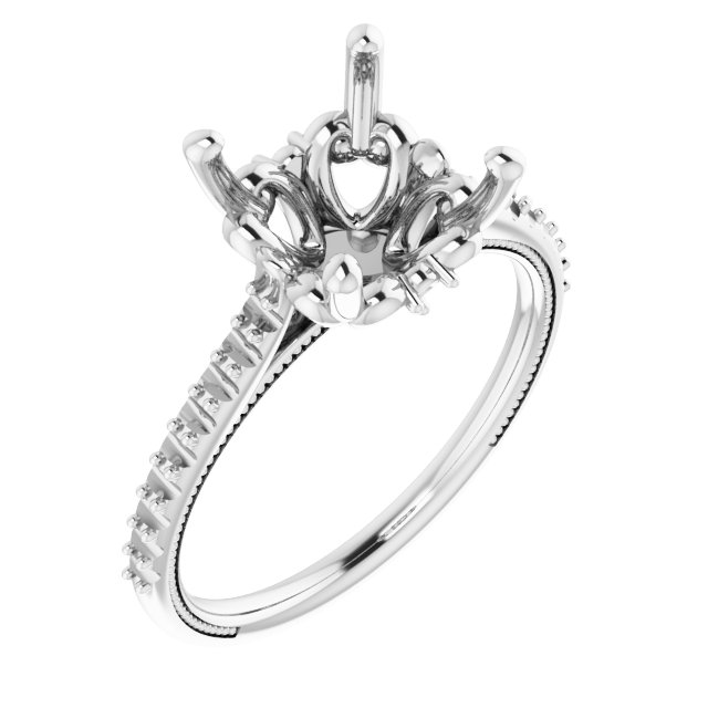 Accented Engagement Ring