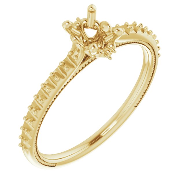 Accented Engagement Ring