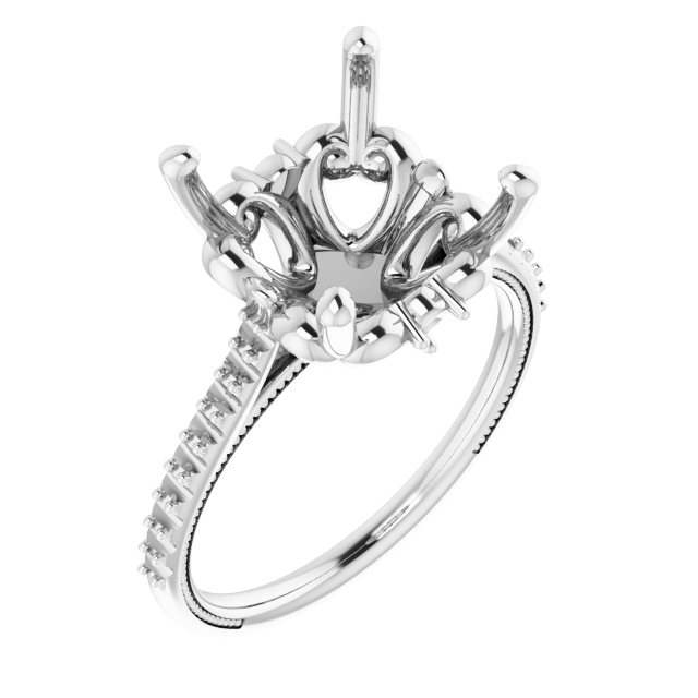 Accented Engagement Ring