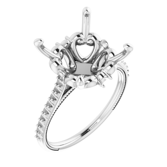 Accented Engagement Ring