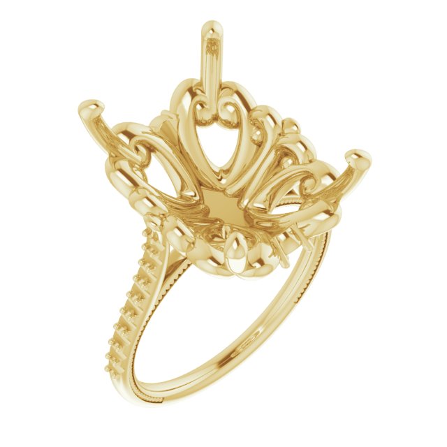 Accented Engagement Ring