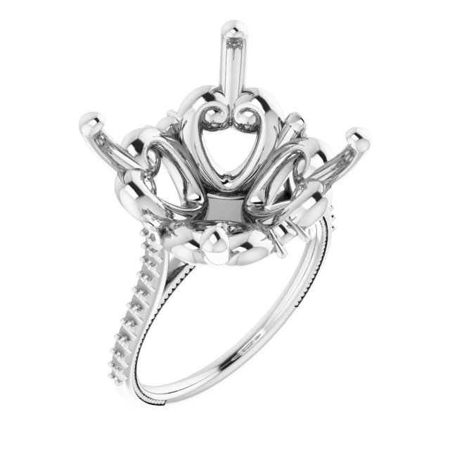 Accented Engagement Ring