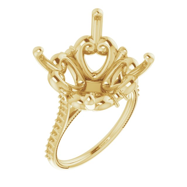 Accented Engagement Ring