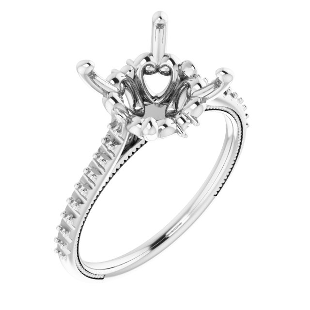 Accented Engagement Ring